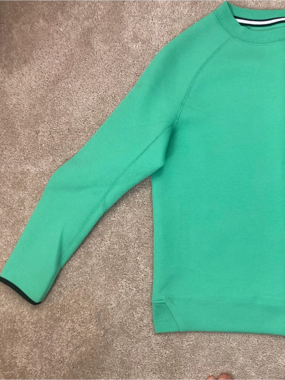 Nike Teal Green Crew Sweatshirt with Small Swoosh